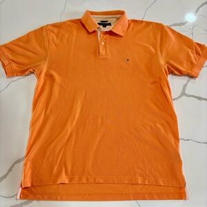 Tommy Hilfiger men’s polo shirt orange XL